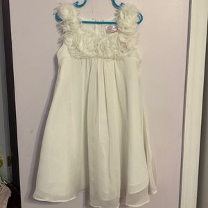 Girls white dress